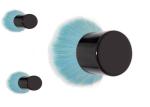 Round Shaped Nylon Hair Kabuki Makeup Brush Private Label Makeup Brushes Blue