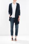 Simple White Pure Muslimah Linen Blouse Women Ladies