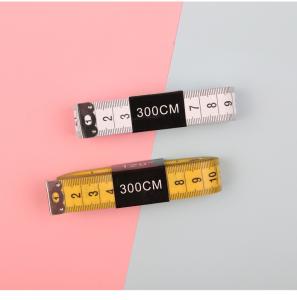 China Double Scale Clothing Tape Measure 300cm 120 Inch Size Soft For Body Measuring factory