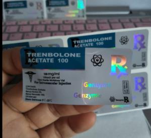 China Digital Printing Technology 10ml Vial Labels Single Side Hologram factory