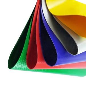 China 1000D PVC Tent Fabric Tarpaulin In Roll Waterproof Tarpaulin PVC Fabric factory