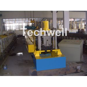 Chain Transmission Top Hat Profile Cold Roll Former Machine With 15 Roll