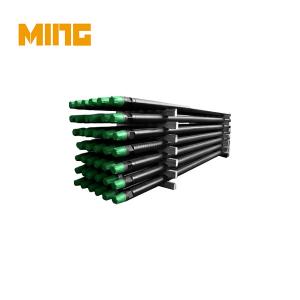China API Standard Reg Alloy Steel DTH Extendable Drill Rods For Rock Foundation Drilling factory