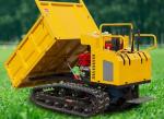 Hydraulic High Performance 1 Ton Tracked Dumper With ISO9001 Certification