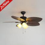 3000K Color Temperature Ceiling Fan with Light 1stshine Hotel Fancy Pull Chain