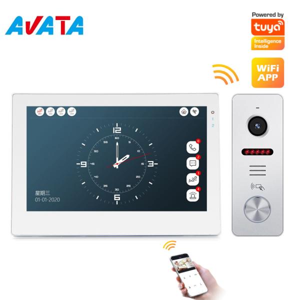 Ahd Smart Phone Tuya Video Intercom System Color Video Doorbell Villa Video Door