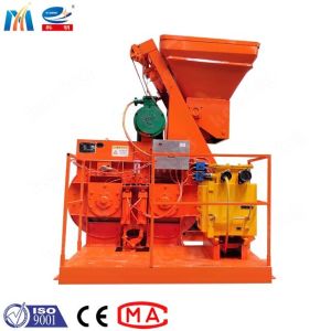 Js Series Horizontal Concrete Mixer Planetary Two Mixing Blade