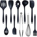 Residueless Kitchen Silicone Utensil Set , Heat Resistant Cooking Utensils