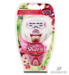 LSXA1000 Pink Color Dorco Razor for women With Dual 3 Blades Head