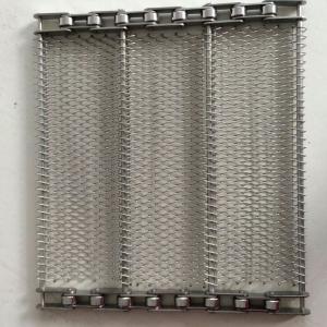China Stainless Steel Conventional Weave Conveyor Belt for Food Production Line factory