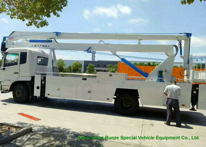 King Run 22m Truck Mounted Bucket Lift Aerial Work Platform LHD / RHD EURO 3