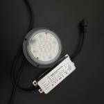 20w 30w 3000k Round LED Module Black Heatsink 90 Degree Lens For LED Post-Top