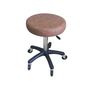 China Adjustable Chair Cushion Pad Breathable Round Sponge Seat Cushion With Nylon Five Star Foot factory