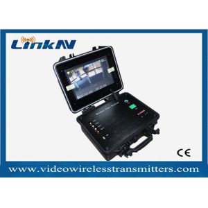 1-Channel Portable COFDM Video Receiver HDMI CVBS AES256 Enryption with Battery