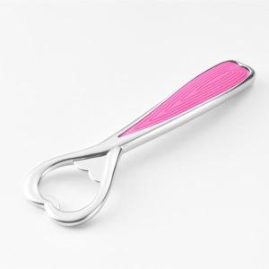 China Cool Innovative wedding favor, fancy gift, die casting zinc alloy gold plating feather shape beer bottle opener factory