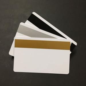 China Pvc Blank Magnetic Stripe Card factory