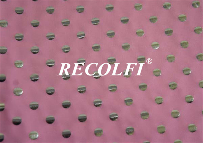 Pinky Dot Glitter Sustainable Nylon Activewear Knit Fabric Cool Quick Drying
