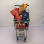 Grocery Market Shopping Trolley 125L American Type Metal Wire Trolley