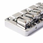 Vintage L Shape 4 String Saddle Electric Bass Guitar Bridge Tailpieces With