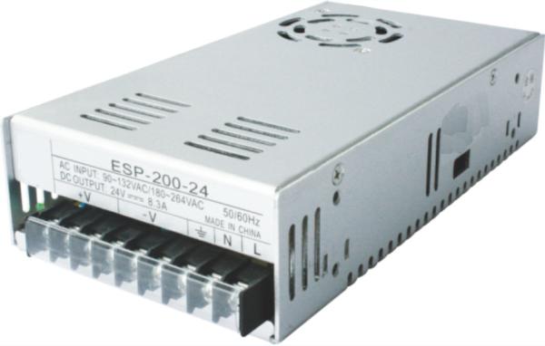 White 200W Din Rail Switching Power Supply 20ms Hold Up Time GB4943 2001