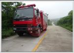 6T Fire Fighting Vehicle Double Row , Foam Fire Service Truck Innovative