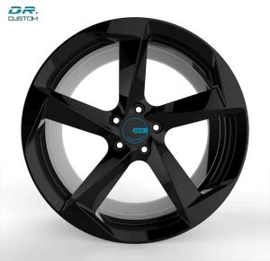 China 20in One Piece Forged Wheels ODM Matt Black Alloy Wheel factory