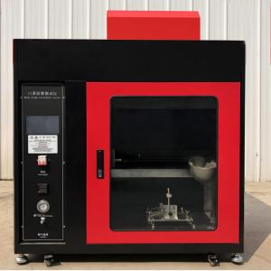 China Flammability Testing Equipment Mask Flame Retardant Tester factory
