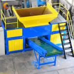 15kW Power Fabric Shredder/Crusher for Metal/Wood Pallets Low Maintenance