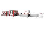 Intelligent High-Speed Wine Box Making Line Speed 20-25sheets/min Easy Operation