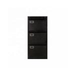 Waterproof Powder Coated Steel 3 Drawer Filing Cabinet