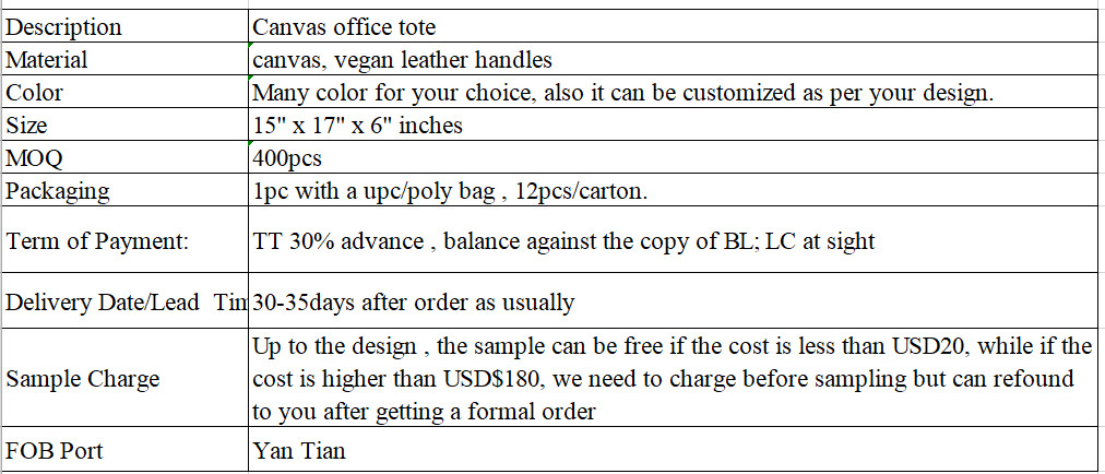 canvasOffice Tote Bag