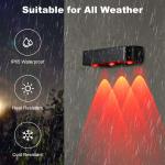 Solar Fence Light Bright Illumination with 2V / 200MA Battery Working Time 15