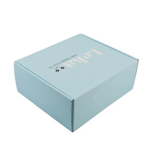 China Pantone Color White E Flute Corrugated Cardboard Shipping Boxes For Gifts factory