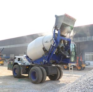 China 1.8m3 XDEM Self Loading Concrete Mixer Truck Motomixer 78kw factory