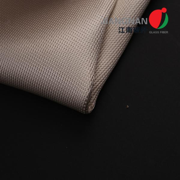 White color Width 920mm 600g Fire Curtain Fabric High Silica Fabric high silica