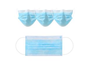 China 3 Ply Medical Grade Face Masks , Disposable EarLoop Face Masks Dental Surgical Medical factory