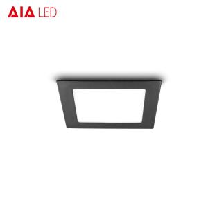 China Indoor Black 12W best price ultrathin LED Panel light/LED ceiling light for home factory