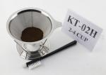 Pour Over Coffee Maker Gift Set , Reusable Drip Coffee Filter Free Sample