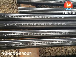 China ASTM A335 P22 P11 P9 P91 ALLOY STEEL SEAMLESS PIPE WITH BLACK OR VARNISH COATING BEVELLED END factory