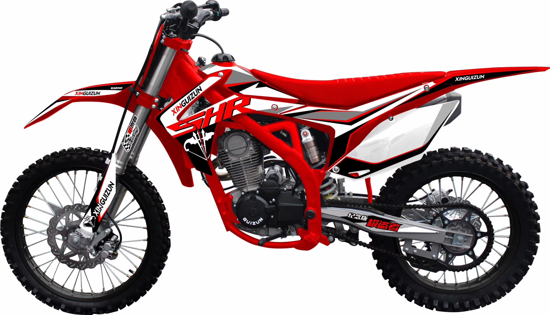 China 2 stroke motorcycle powerful engine Off Road Dirt Bike 250cc