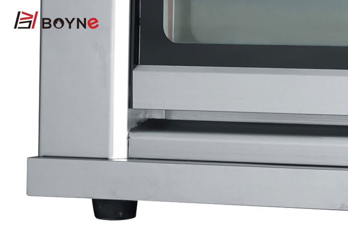High End Microcomputer Stainless Steel Commercial One Deck Two Trays Bakery Oven
