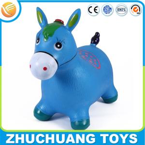 China cheap jumping inflatable horse animal toys for kid factory