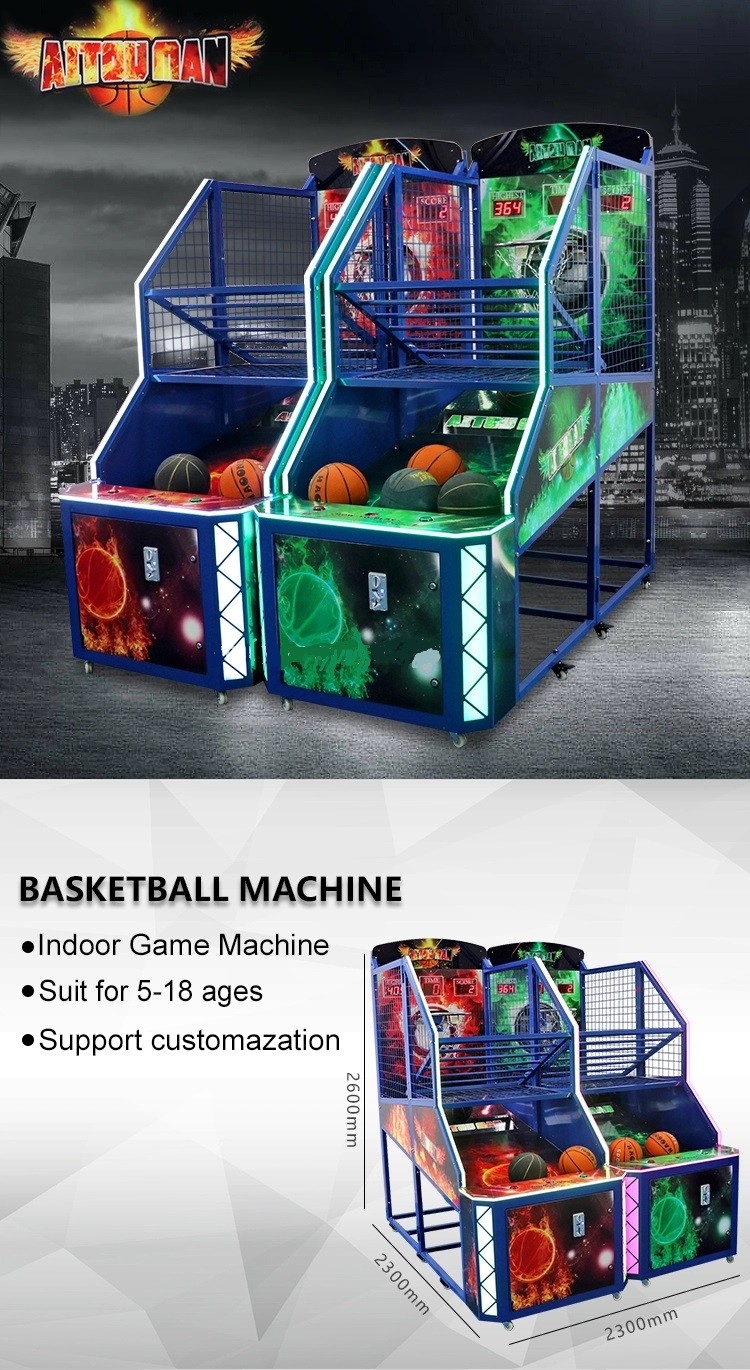 Commercial Street Basketball Shooting Game Machine 12 Months Warranty