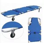 Emergency Equipment Folding Ambulance Stretcher Aluminum Alloy For Patient