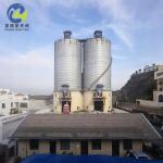 Galvanized Spiral Steel Coal Storage Silo , Concrete Silo 10-10000 Tons Rapid