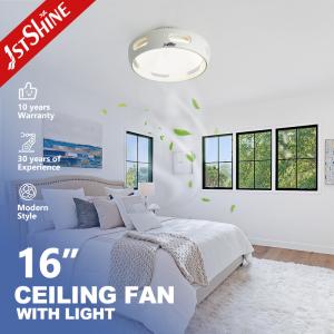 China Small Air Purification 16&quot; White Ceiling Fan with Copper Motor and REACH Certificate factory