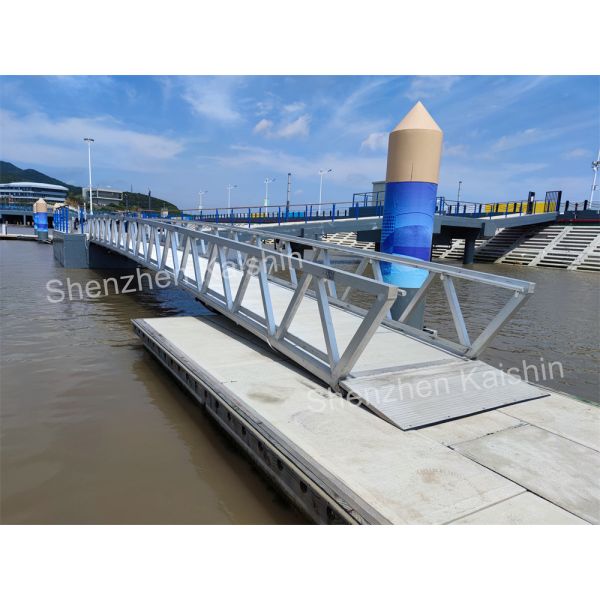 Aluminum Alloy Floating Docks Engineering Design Commercial Floating Pontoon