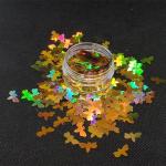 Chinese Year Occasion 15mm Holographic Gold Honey Bee Glitter for Tumbler Unique