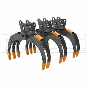 China Excavators Attachments Hydraulic Grapple for Forestry and Other Areas factory