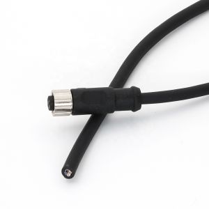 KRONZ M8 Circular Connector with 3/4/5/6/8 Pin Screw Locking and Gold-Plated